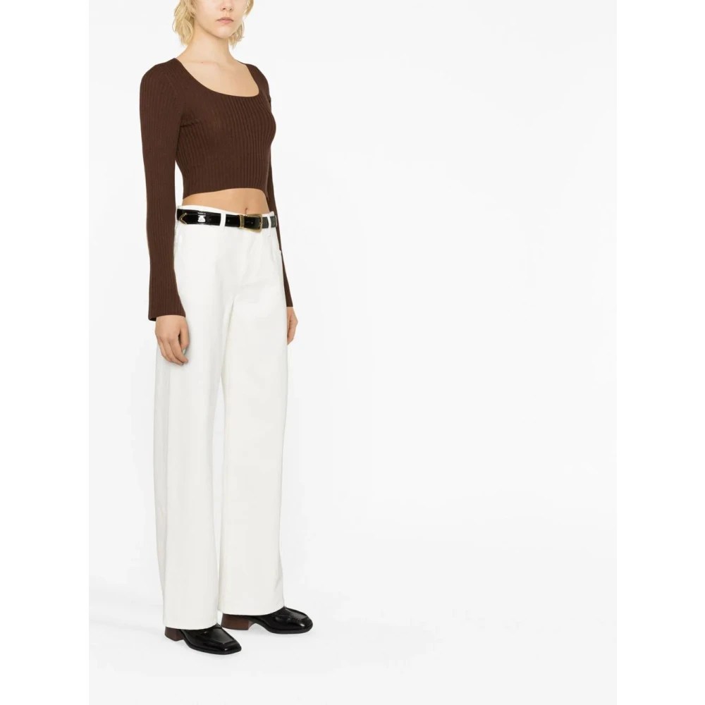 The Row Witte Bootcut Jeans White Dames