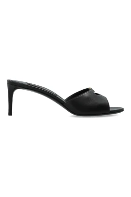 Heeled Mules i Läder