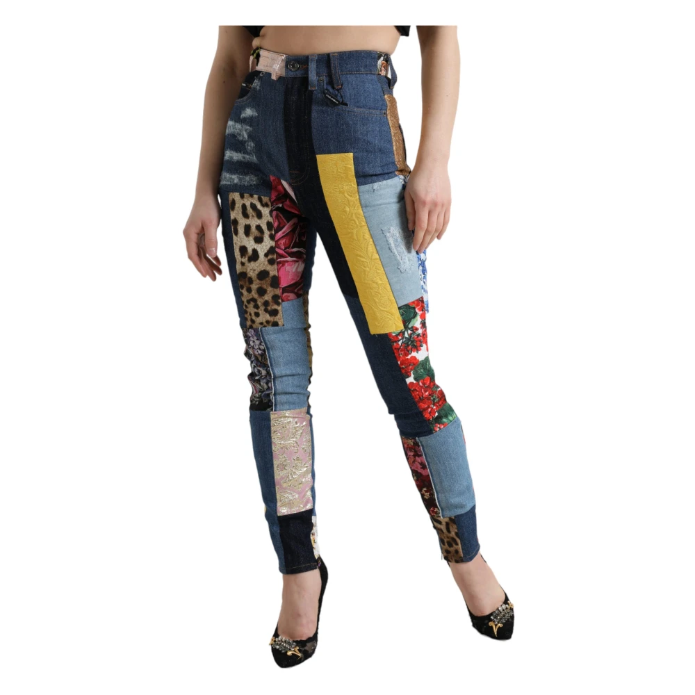 Dolce & Gabbana Skinny Jeans Multicolor Dames