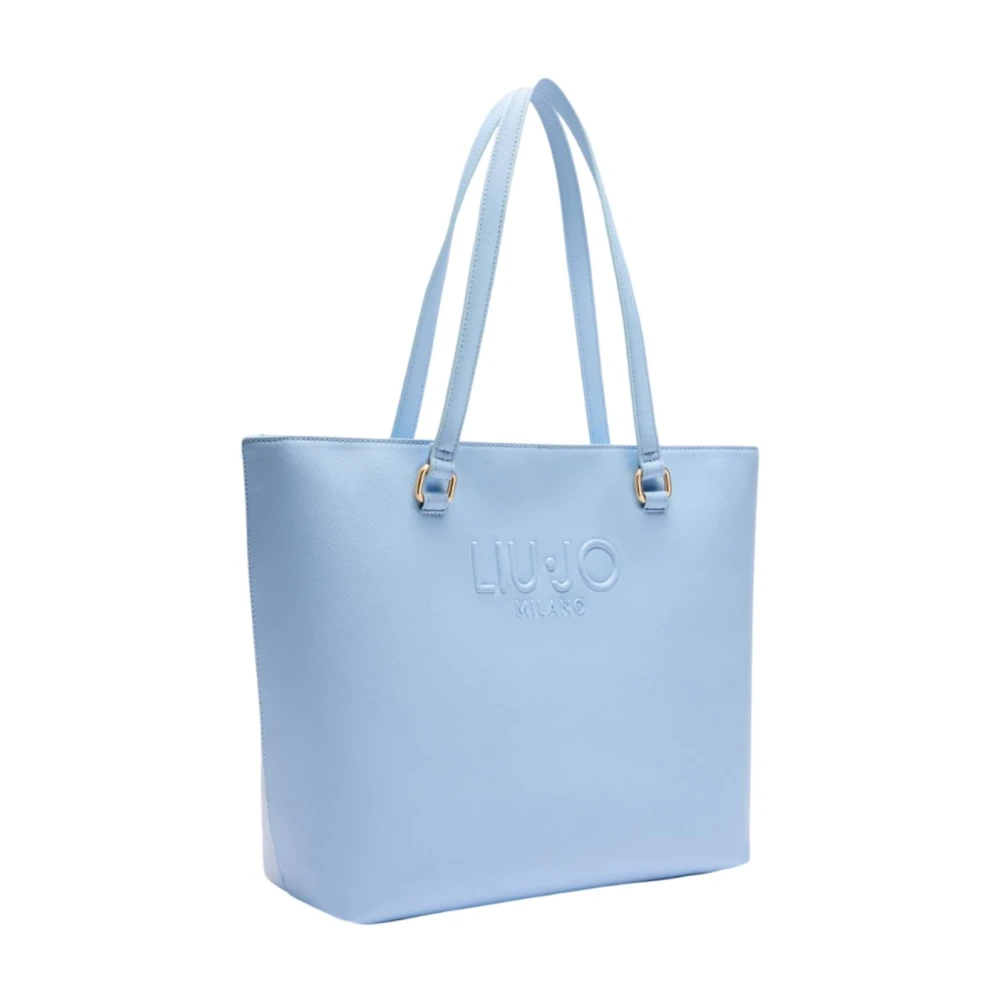 Liu Jo Stijlvolle Shopper met Ritssluiting Blue Dames