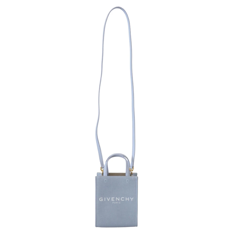 Givenchy Chic Cloud Blue Katoenen Mini Tas Blue Dames