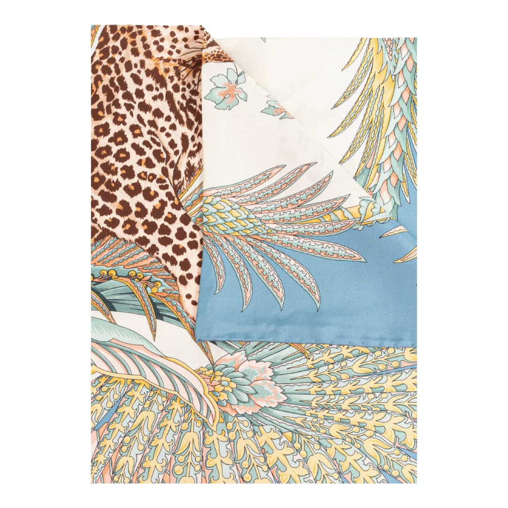 Salvatore Ferragamo Zijden sjaal met print Multicolor Dames