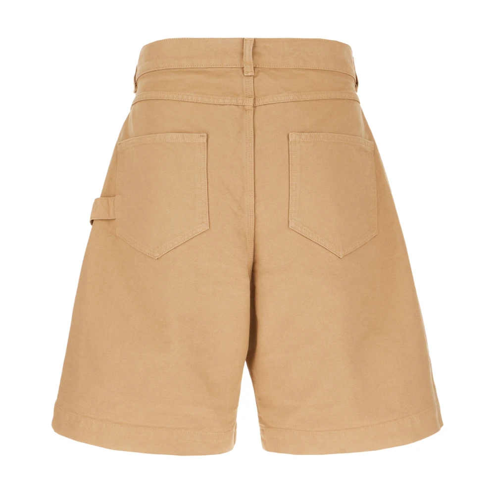 JW Anderson Stijlvolle Bermuda Shorts voor de Zomer Beige Heren