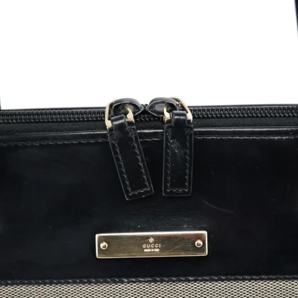 Gucci Vintage Pre-owned Leather handbags Beige Dames