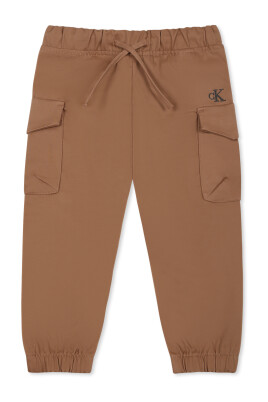 brown-casual-trousers-with-elasticated-waist