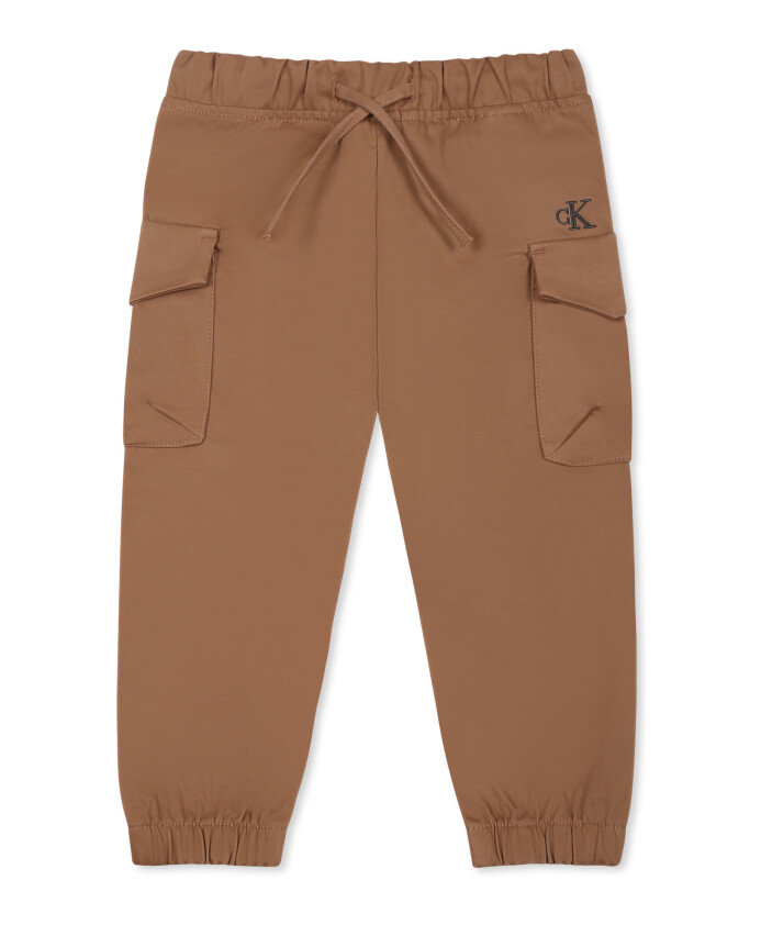 brown-casual-trousers-with-elasticated-waist