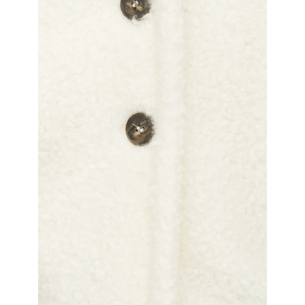 Marella Witte Jas Jersey Stijl White Dames