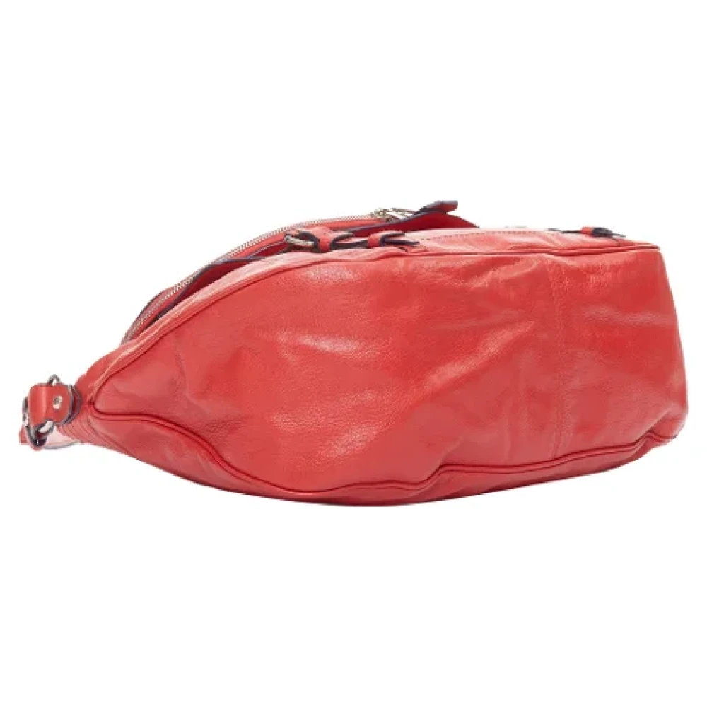 Alexander McQueen Pre-owned Leather crossbody-bags Red Dames