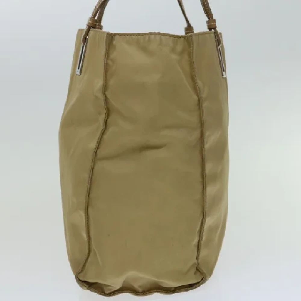 Prada Vintage Pre-owned Nylon totes Beige Dames