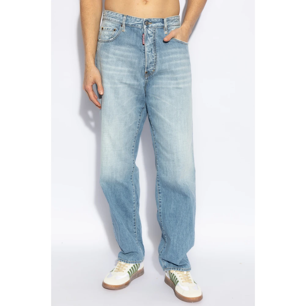 Dsquared2 Jeans Loose Jeans Blue Heren