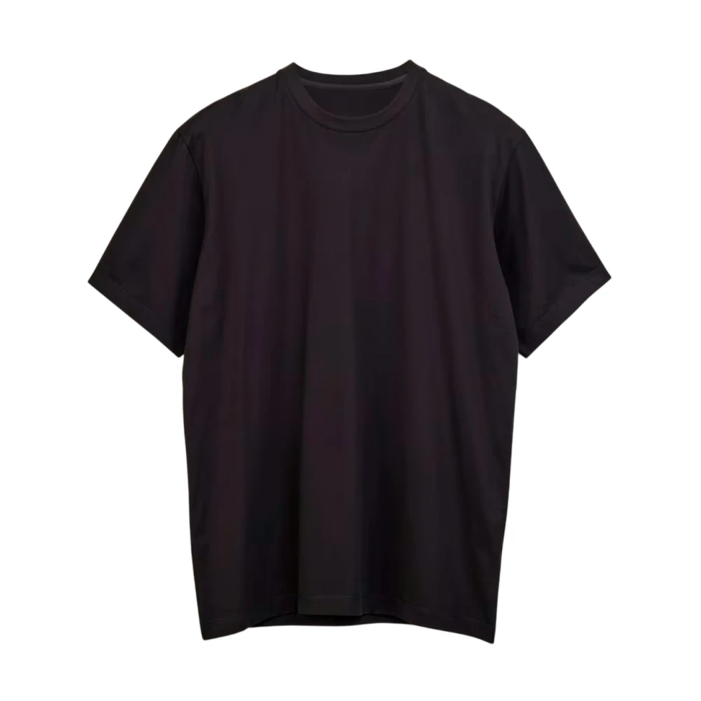 Y-3 Moderne Zwarte T-shirt met Logoprint Black Heren