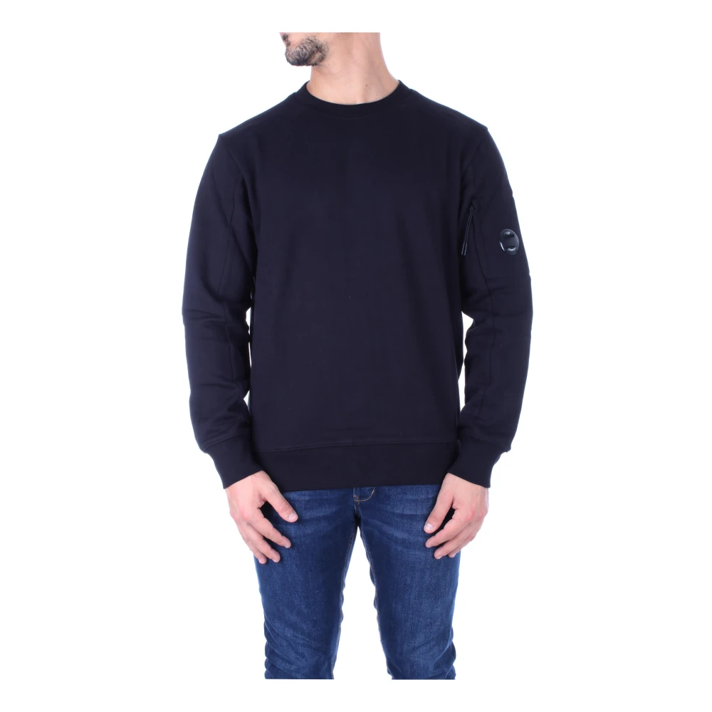 C.P. Company Zwarte Sweaters met CP Company Logo Black Heren