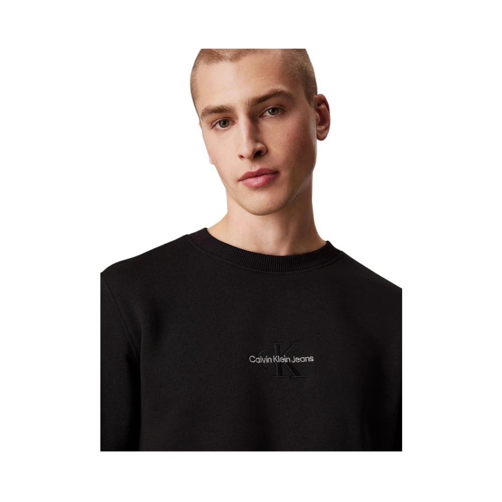Calvin Klein Jeans Crew Neck Sweatshirt Black Heren