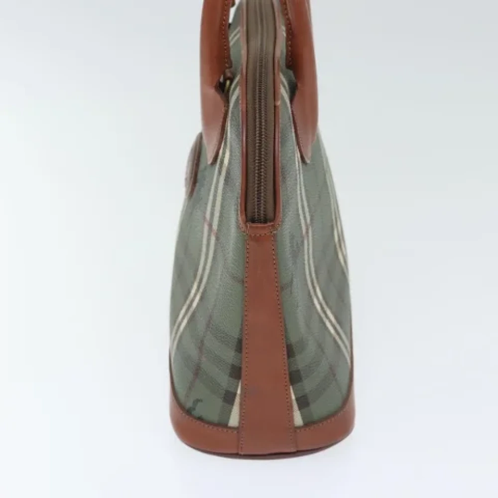 Burberry Vintage Pre-owned Canvas handbags Green Dames