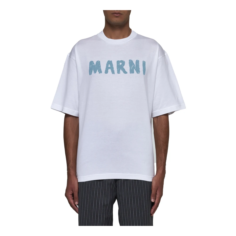 Marni Stijlvolle T-shirts en Polos White Heren