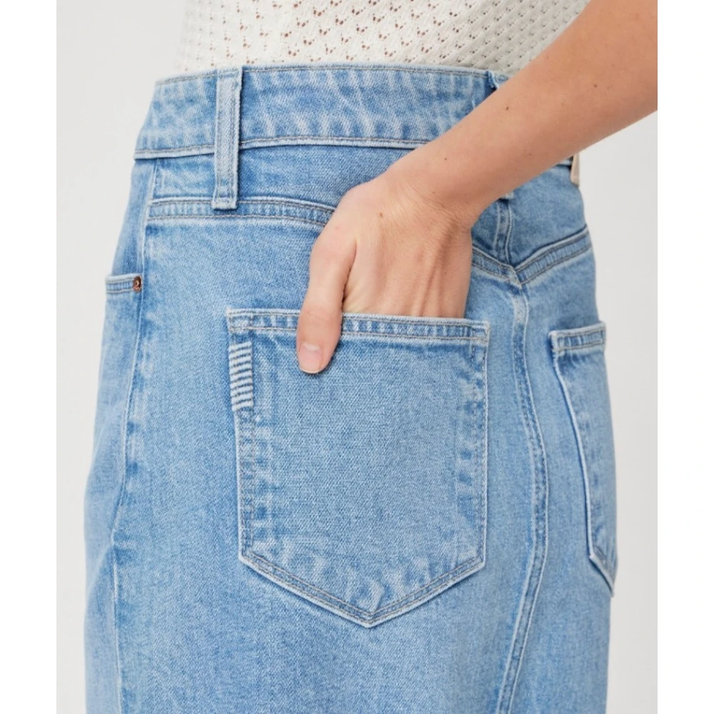Paige Denim Angela Rok Blue Dames