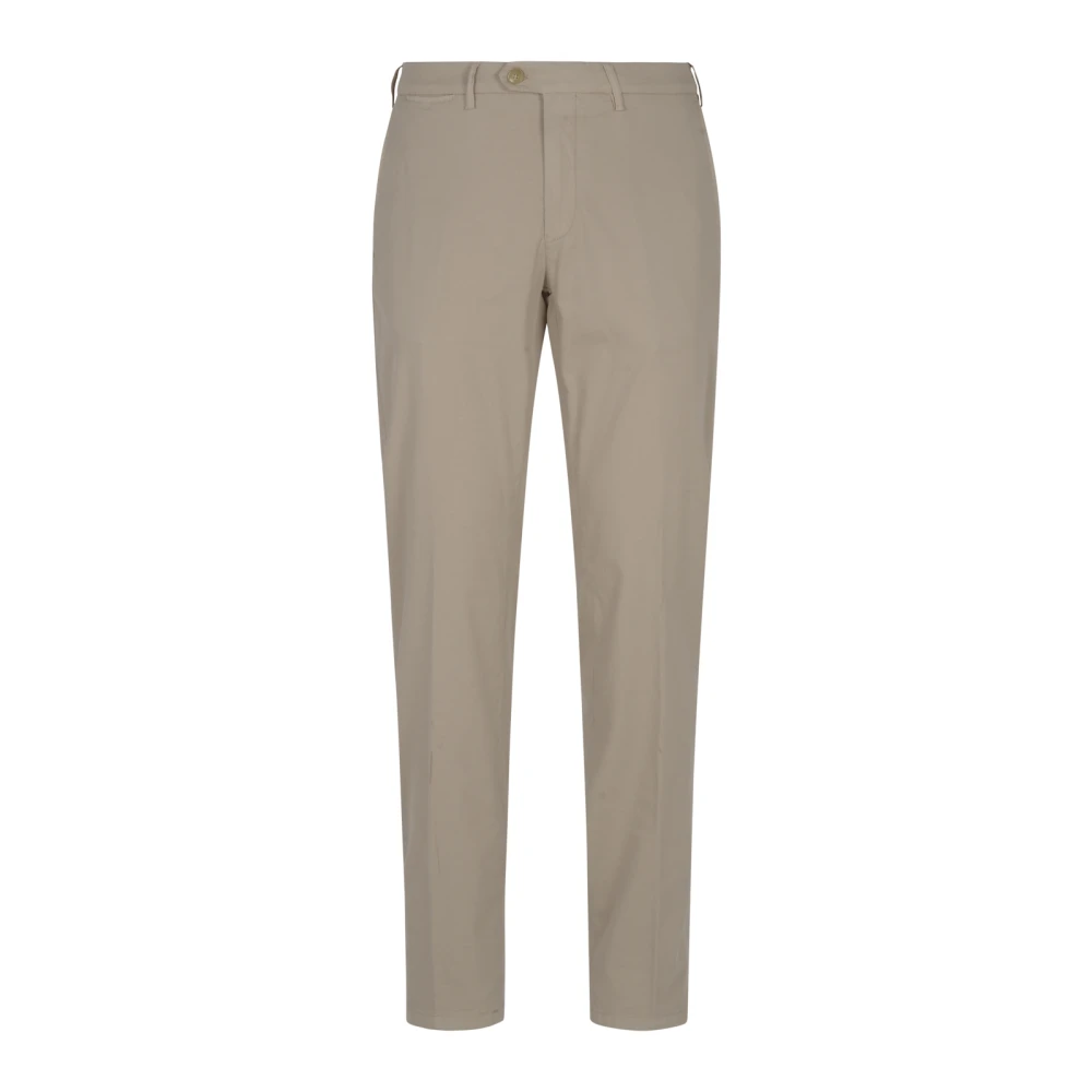 Canali Beige Sport Byxor Beige, Herr