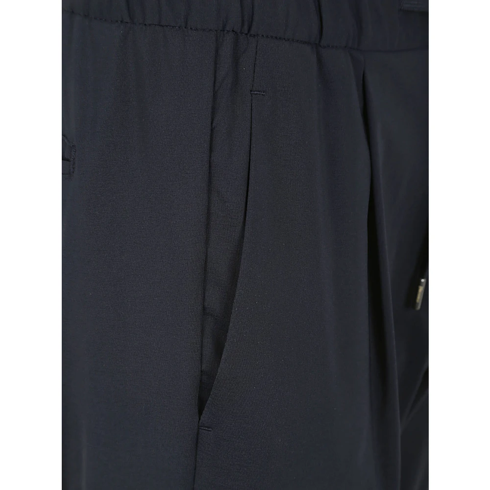 Herno Slim-fit Trousers Blue Heren
