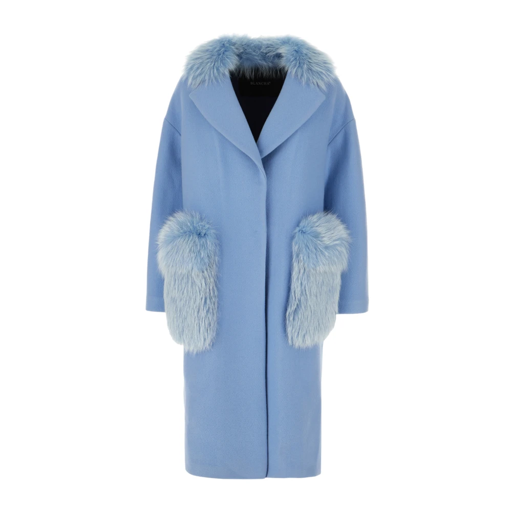 Coats > Single-Breasted Coats - - Blancha - Modalova