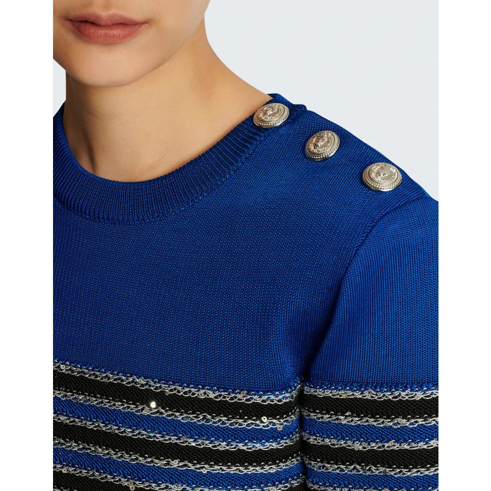 Balmain Blouses Blue Dames