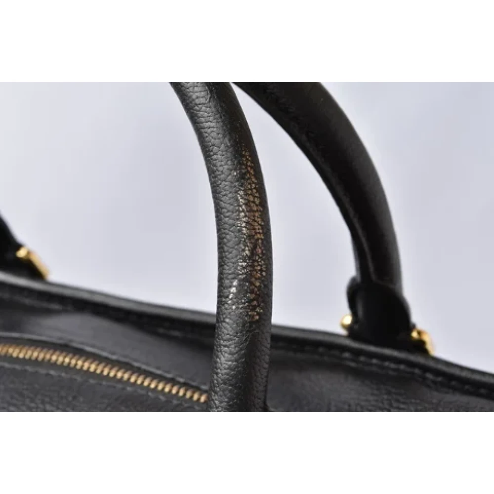 Loewe Pre-owned Leather handbags Black Dames