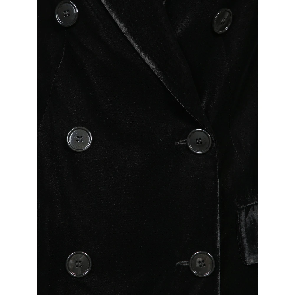 Blanca Vita Zwarte Elegante Jas Aw24 Black Dames