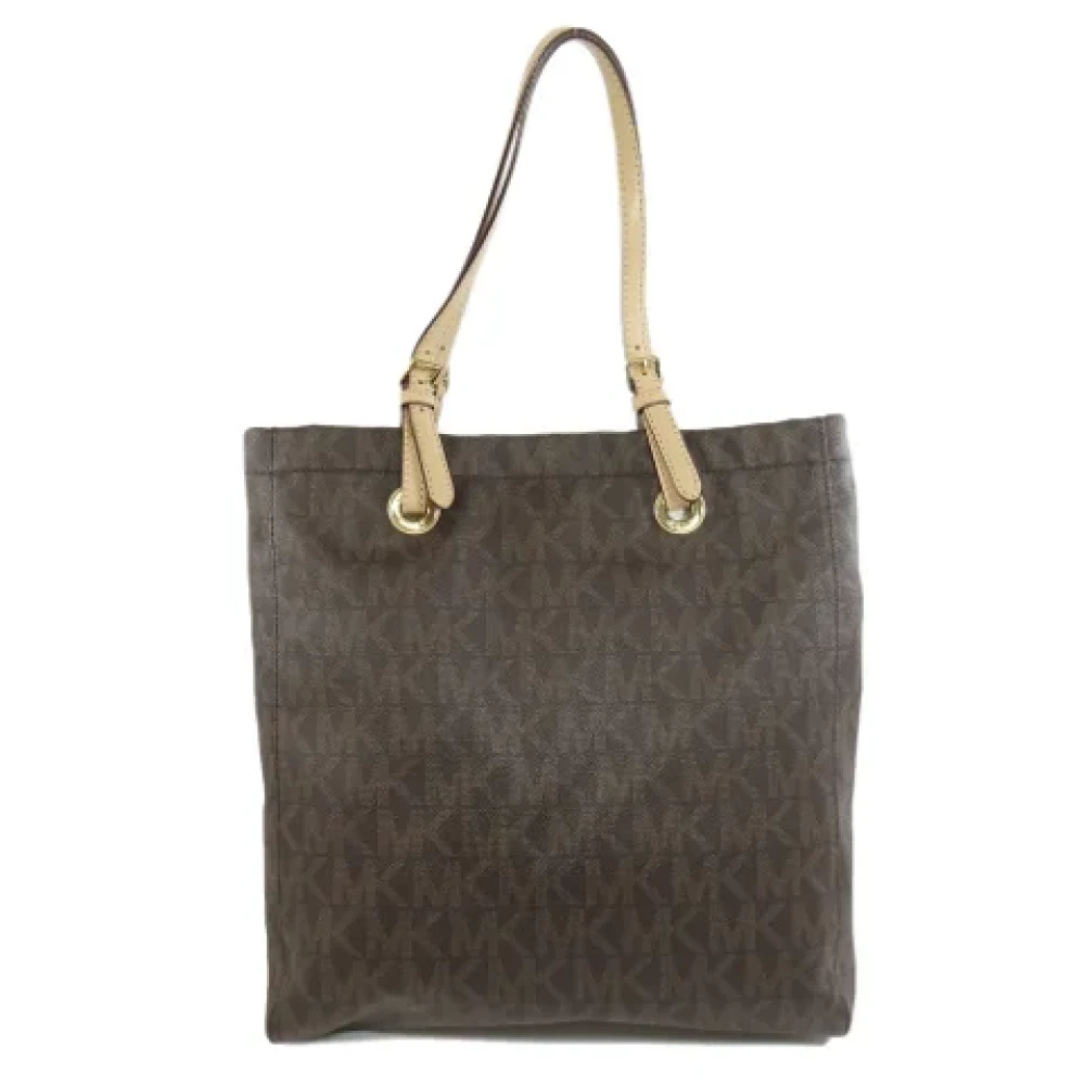 Michael Kors Pre-owned Plastic shoulder-bags Brown Dames