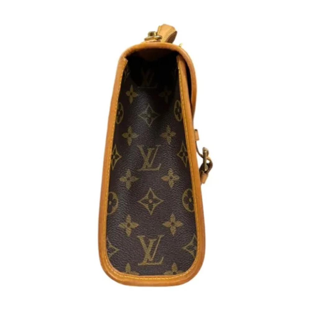 Louis Vuitton Vintage Pre-owned Canvas shoulder-bags Brown Dames
