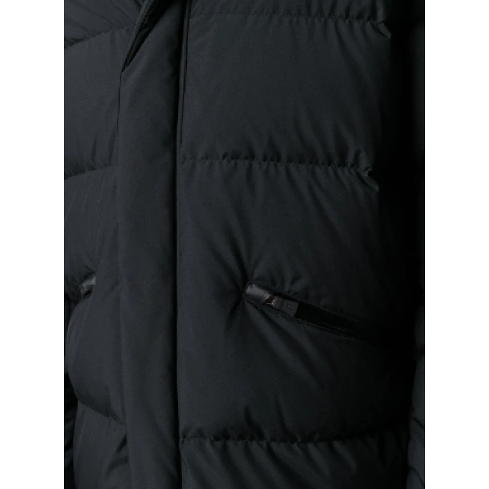 Herno Oversized Quilted Donzen Jas Black Heren