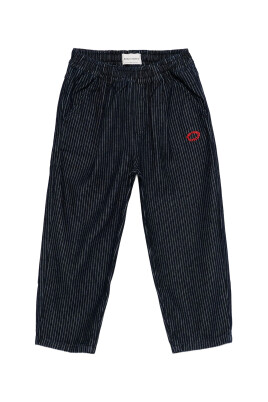 dark-blue-elasticated-waistband-shorts