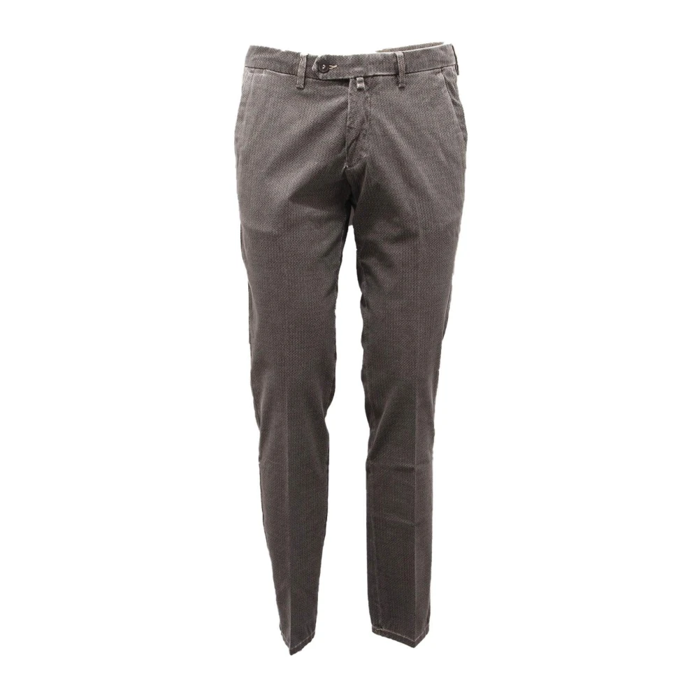 Michael Coal Men's Brown Slim-Fit Trousers, W32, Slim Fit Trousers