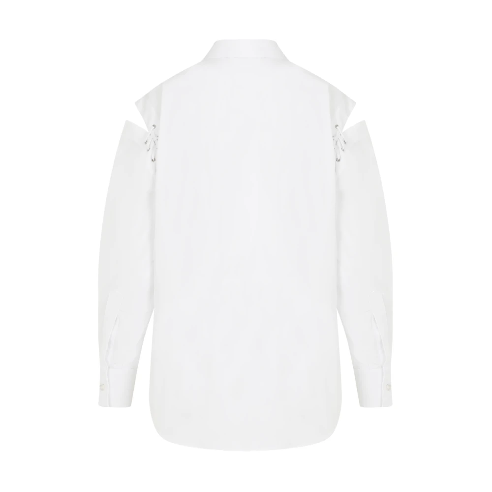alexander mcqueen Optical White Shirt White Dames