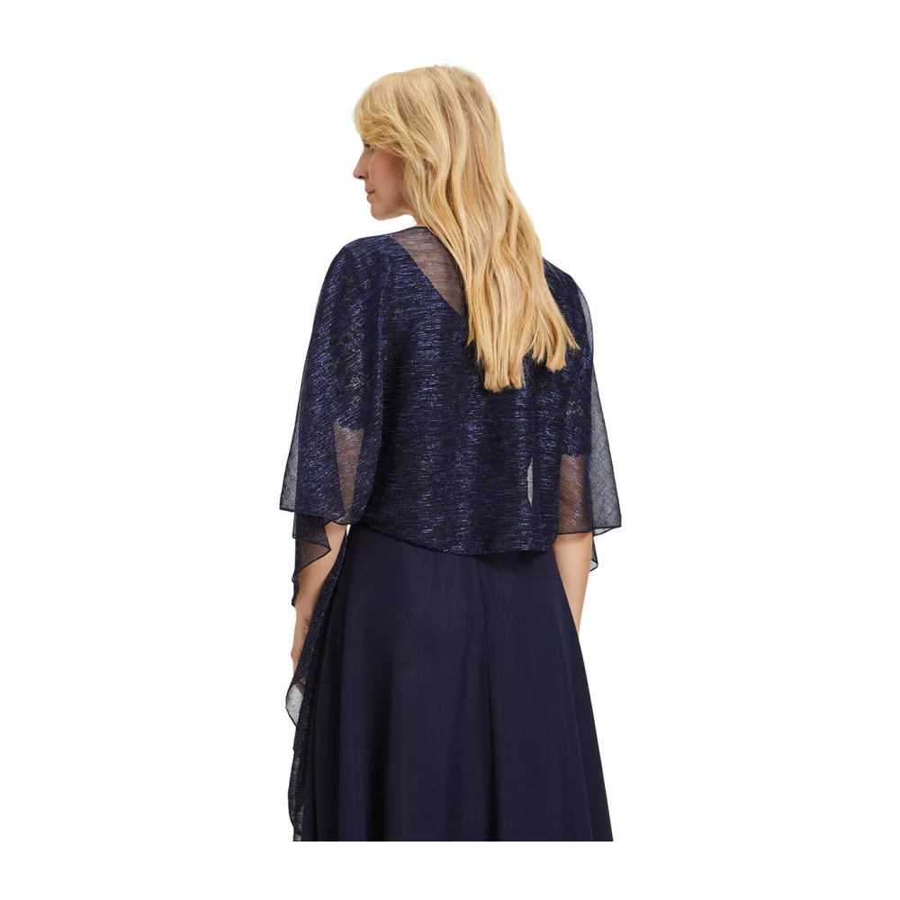 Vera Mont Elegante Sjaal voor Vrouwen Blue Dames