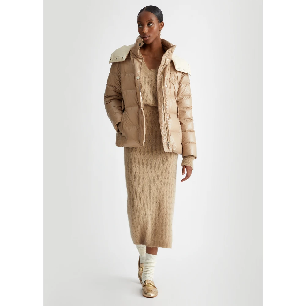 Liu Jo Alpaca Blend Rok Beige Dames