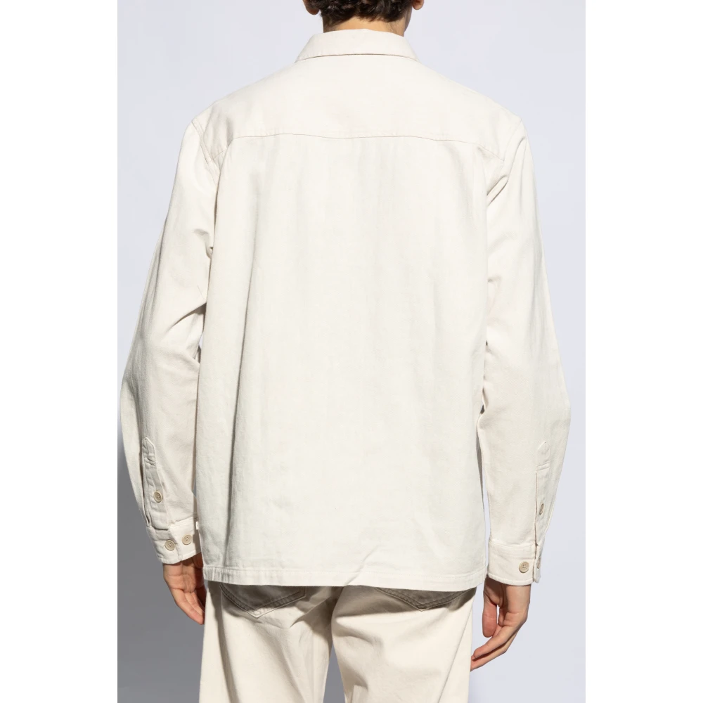 Samsøe Sadamon Shirt Beige Heren