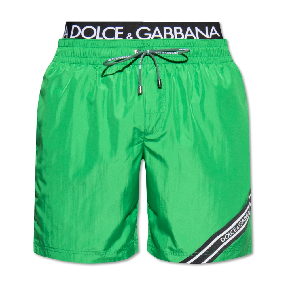 Dolce & Gabbana Zwembroek Green Heren