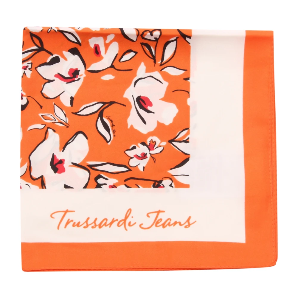 Trussardi Multicolor Foulard Jeans - Female - Scarves - One Size - Accessories