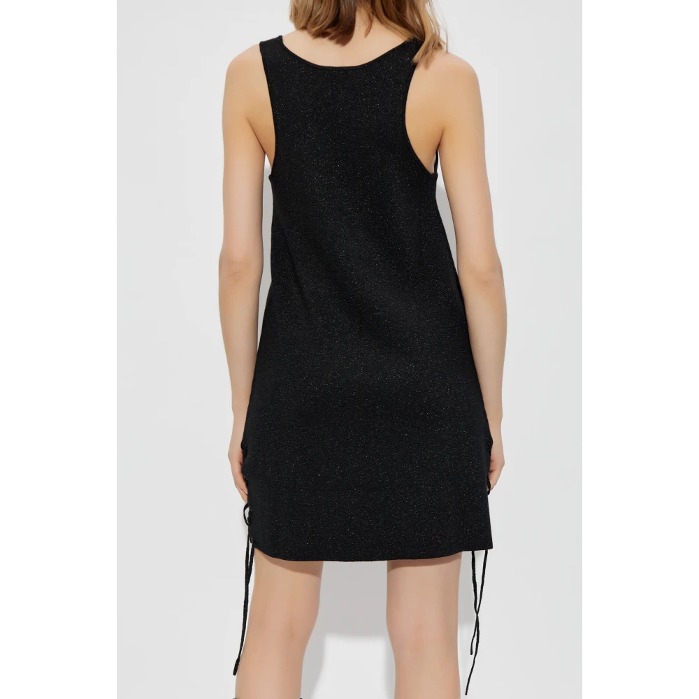 Zadig & Voltaire Jurk met metallic draad Black Dames