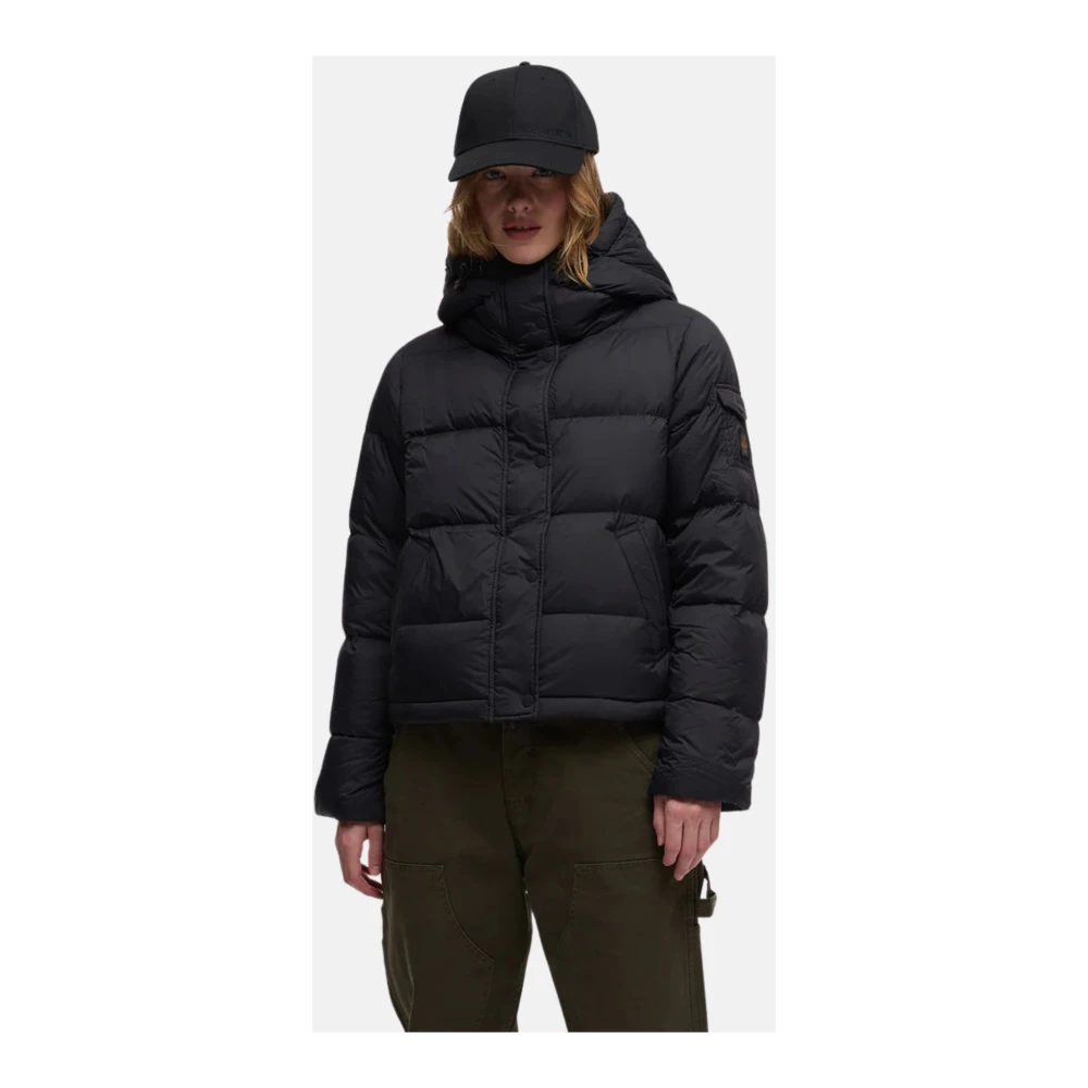 RefrigiWear Stijlvolle Winterjas Black Dames