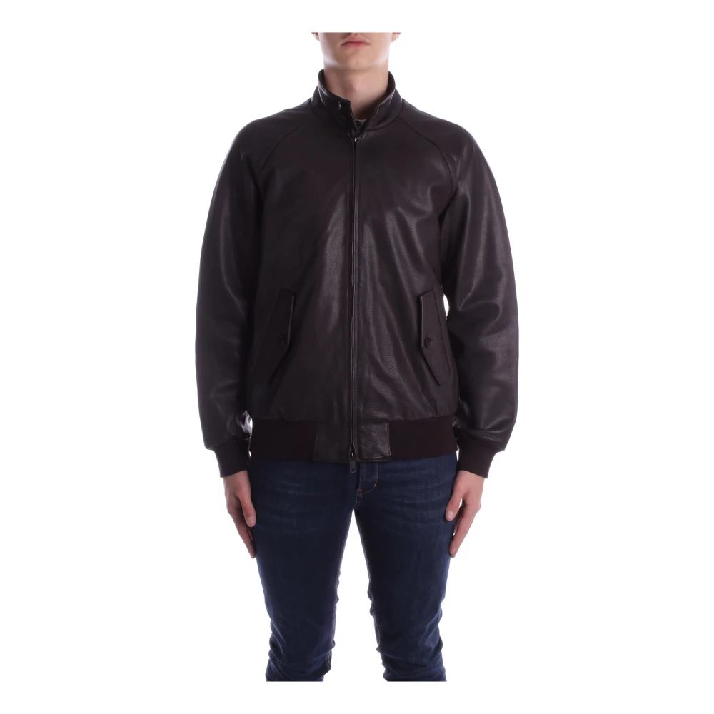 Baracuta Herenjas met rits en knopen Brown Heren