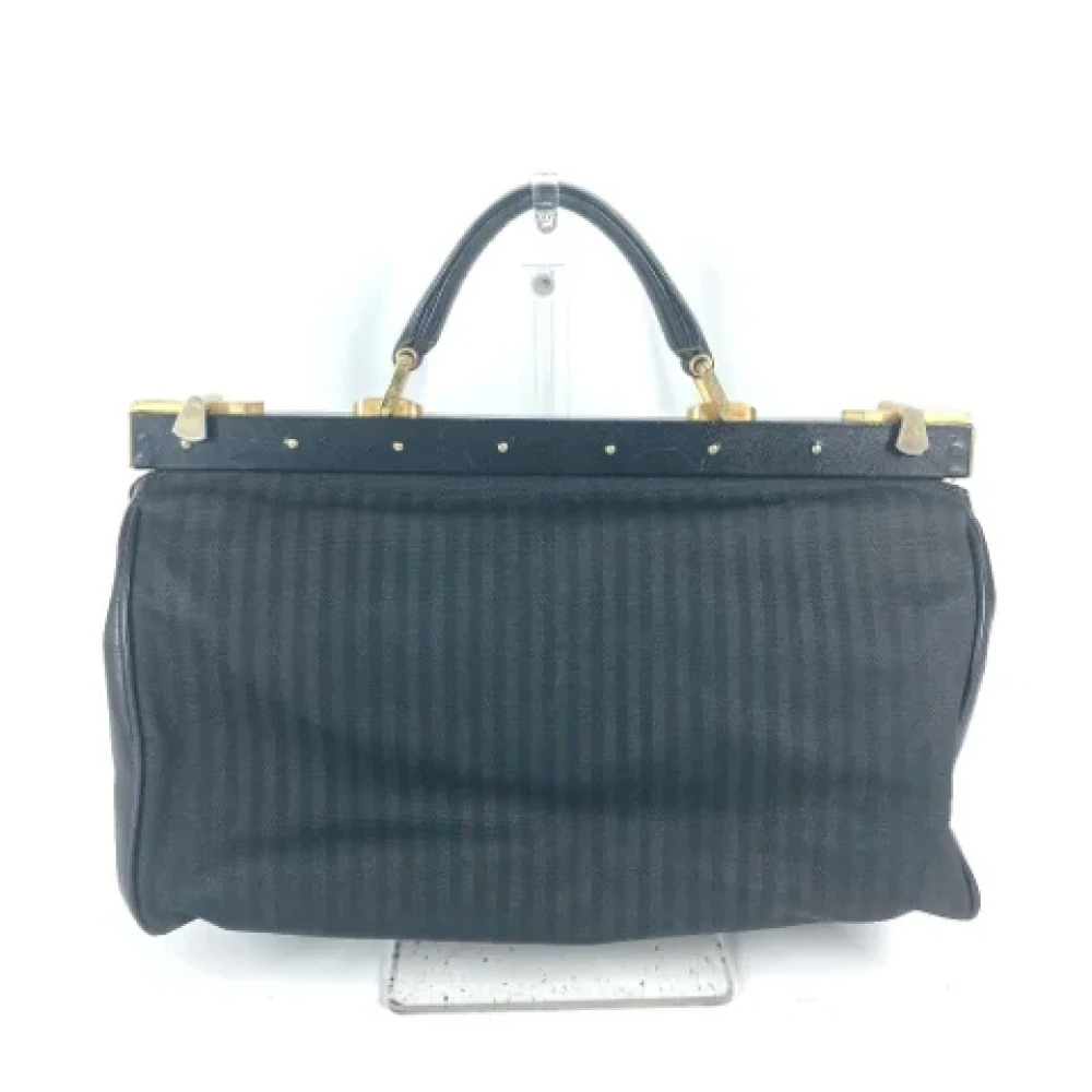 Fendi Vintage Pre-owned Plastic handbags Black Dames