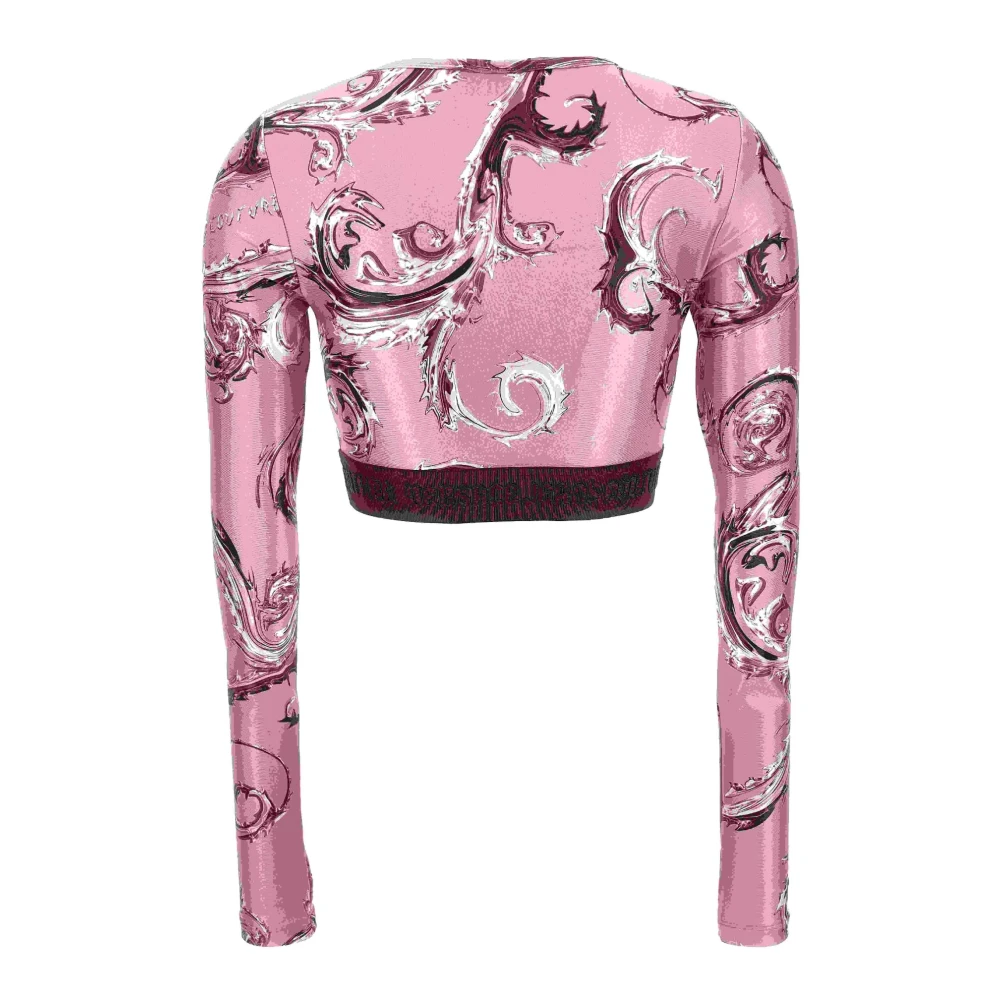 Versace Jeans Couture T-shirts en Polos Pink Dames