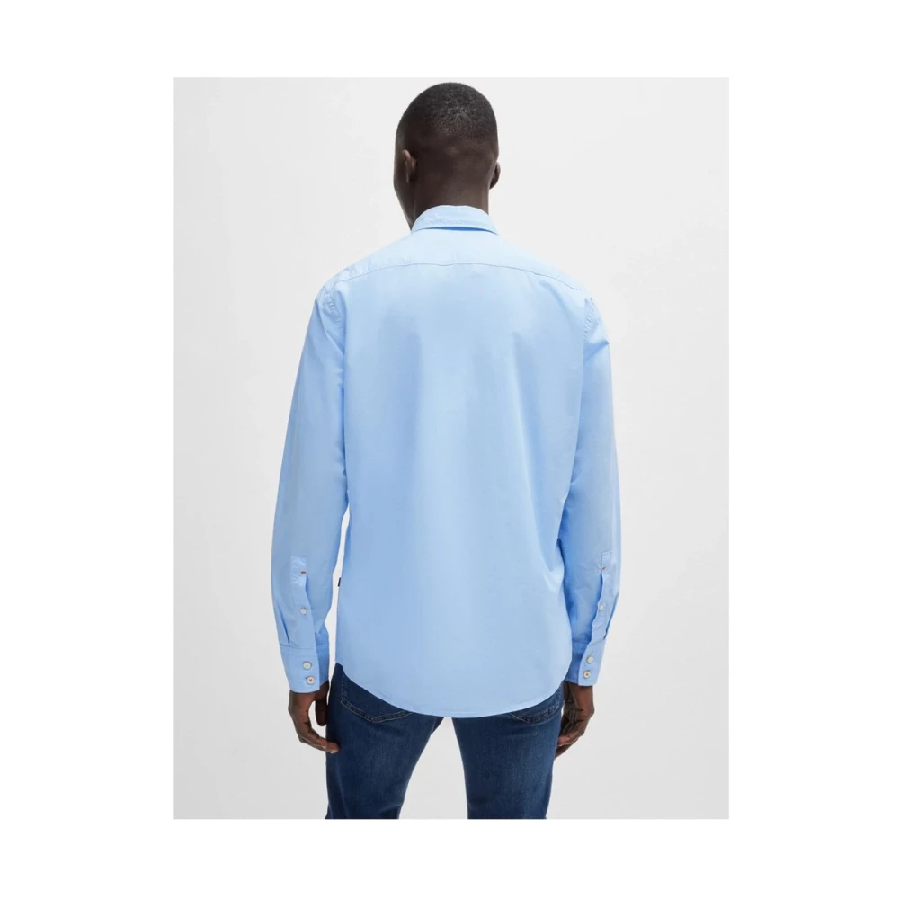 Hugo Boss Casual Overhemd Blue Heren
