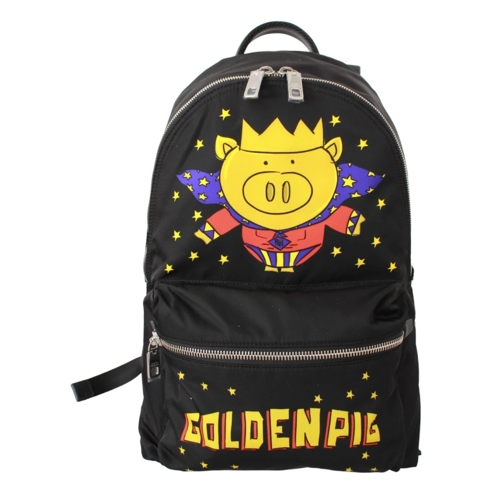 Dolce & Gabbana Men's Black Backpacks, One Size, Backpack