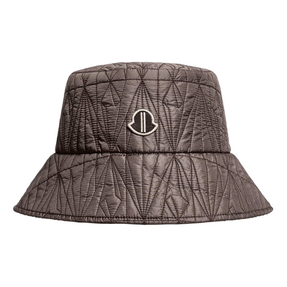 Moncler Bucket Hat - Male - Accessories - Brown - M - Accessories