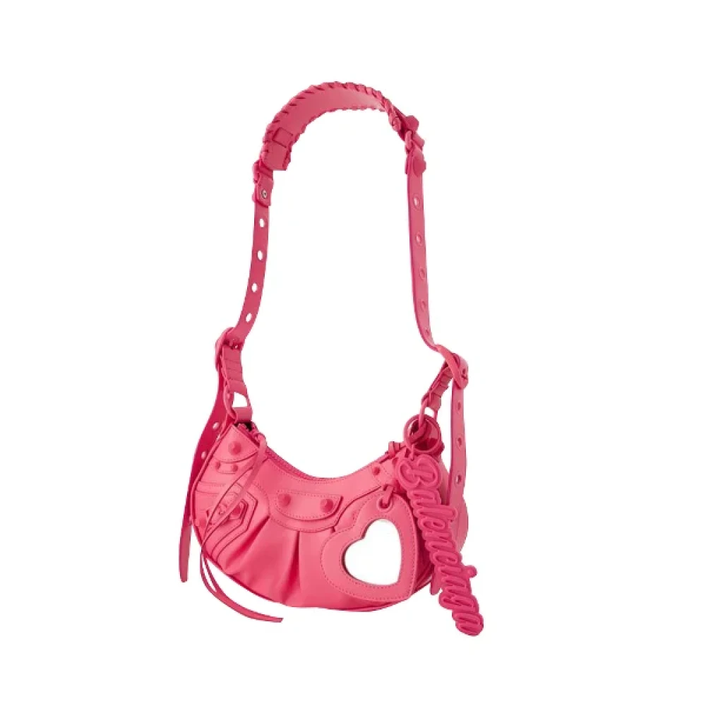Balenciaga Leather crossbody-bags Pink Dames