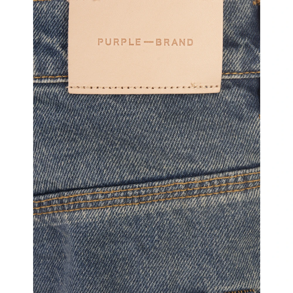 Purple Brand Vintage Wide Fit Jeans Blue Heren