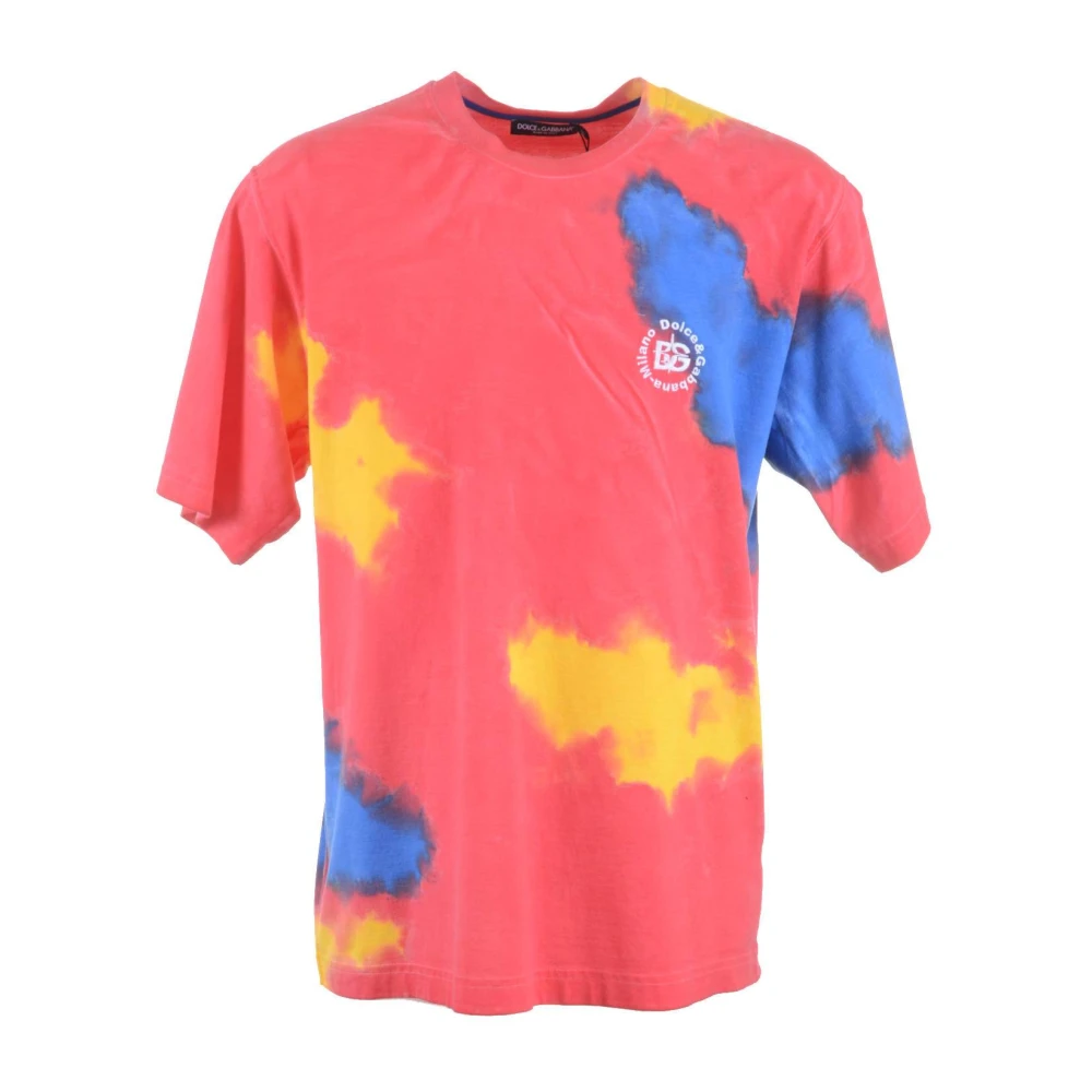Dolce & Gabbana Heren T-shirt korte mouw Multicolor Heren