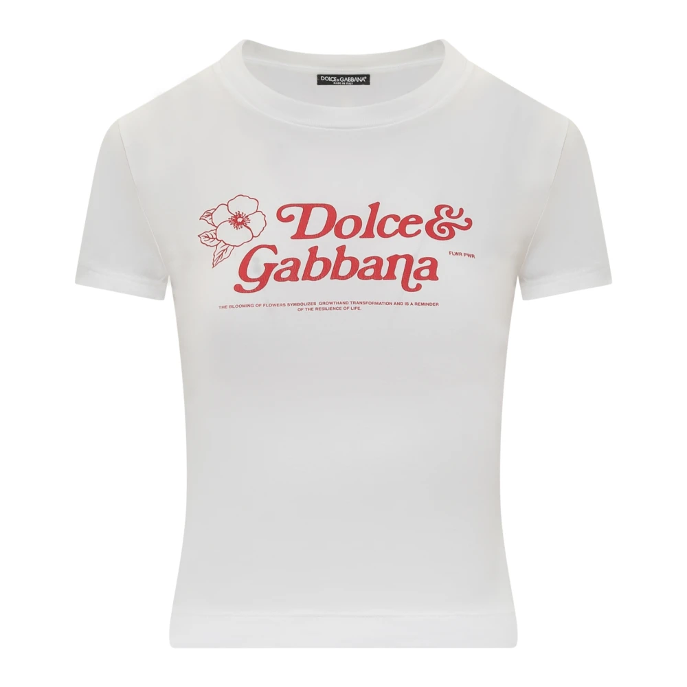 Dolce & Gabbana MC T-Shirt White Dames