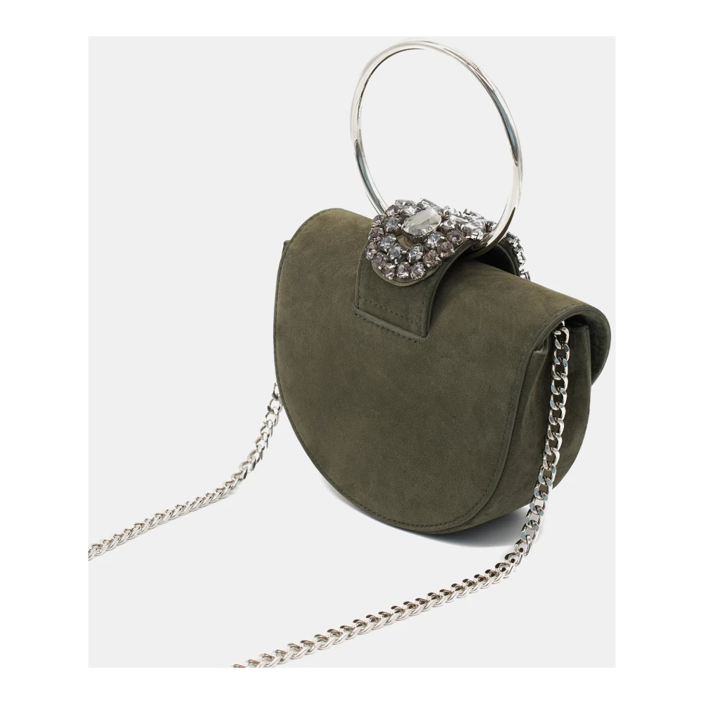 Alma en Pena Maan Clutch Bag Green Dames